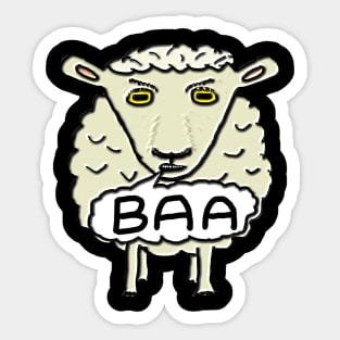 Baa Sheep Sticker